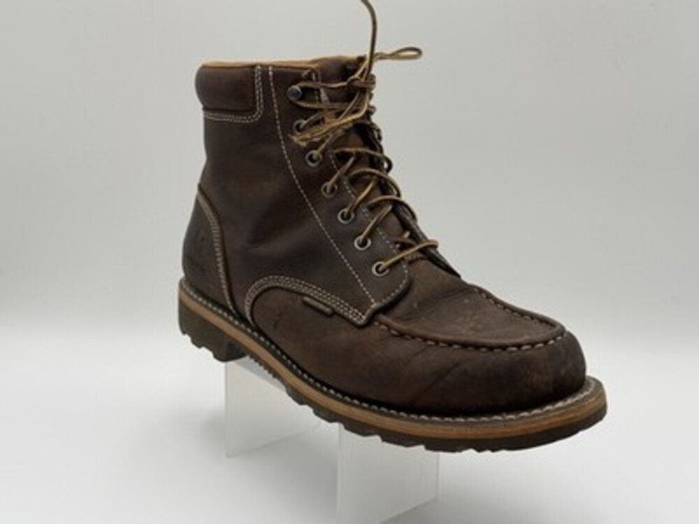 Carhartt Traditional Welt Waterproof Men's Sz 10M Leather Boots   Brown CMW6197